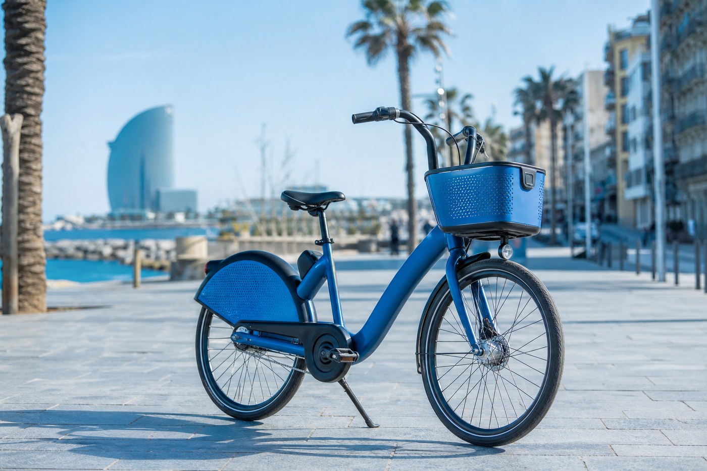 Bicicleta urbana de alquiler en Barcelona