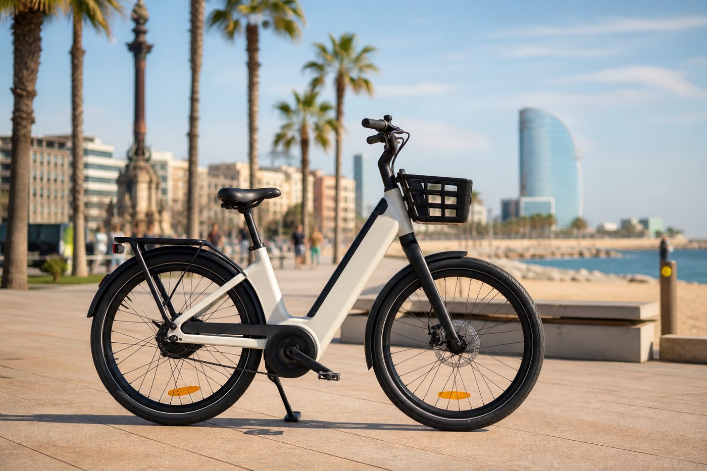 Bicicleta eléctrica de alquiler en Barcelona
